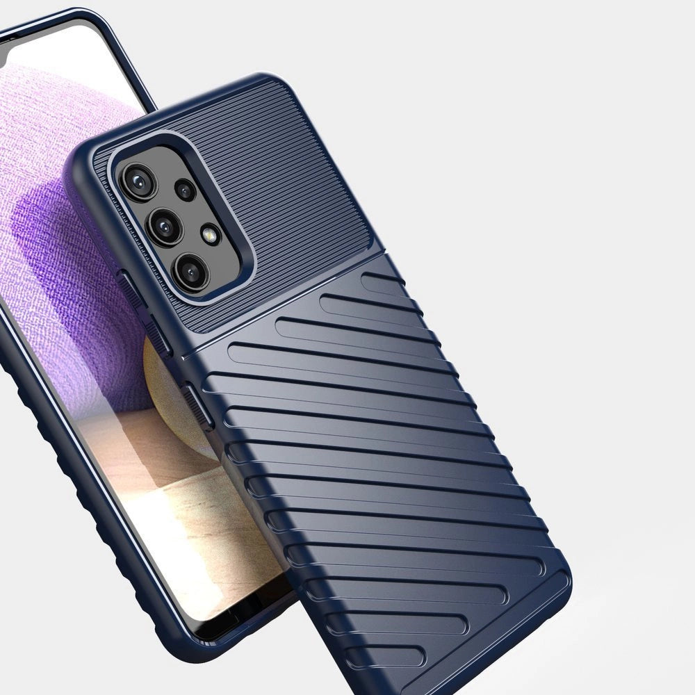 Thunder Case elastyczne pancerne etui pokrowiec Nokia 5.4 niebieski – zdjęcie 7