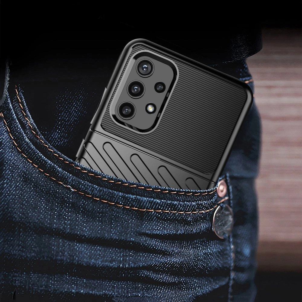 Thunder Case elastyczne pancerne etui pokrowiec Nokia 5.4 niebieski – zdjęcie 8