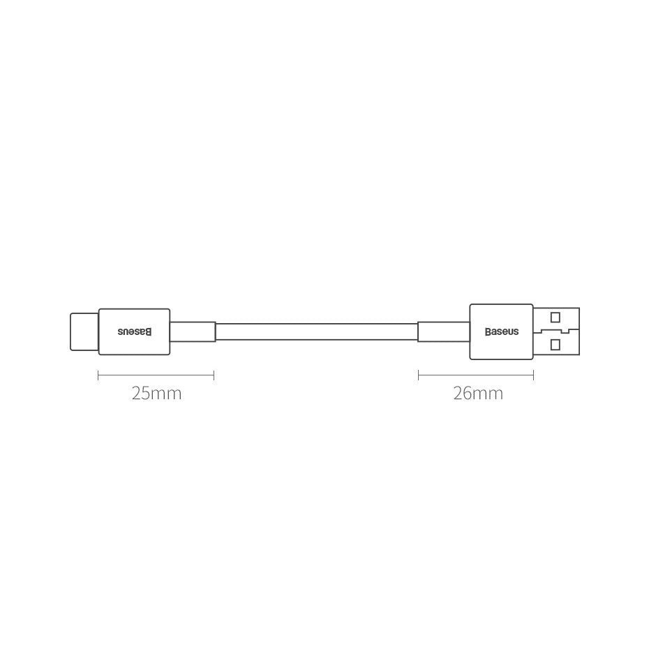 Baseus Superior kabel USB - USB Typ C 66 W (11 V / 6 A) Huawei SuperCharge