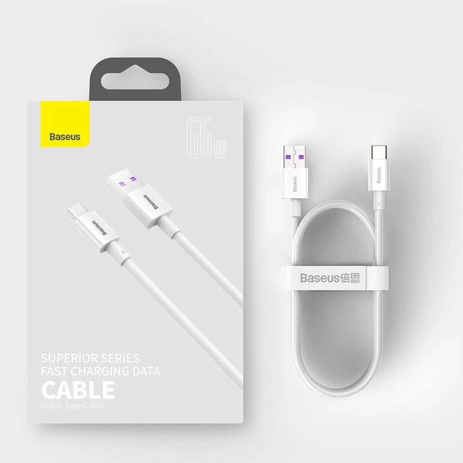 Baseus Superior kabel USB - USB Typ C 66 W (11 V / 6 A) Huawei SuperCharge – zdjęcie 16