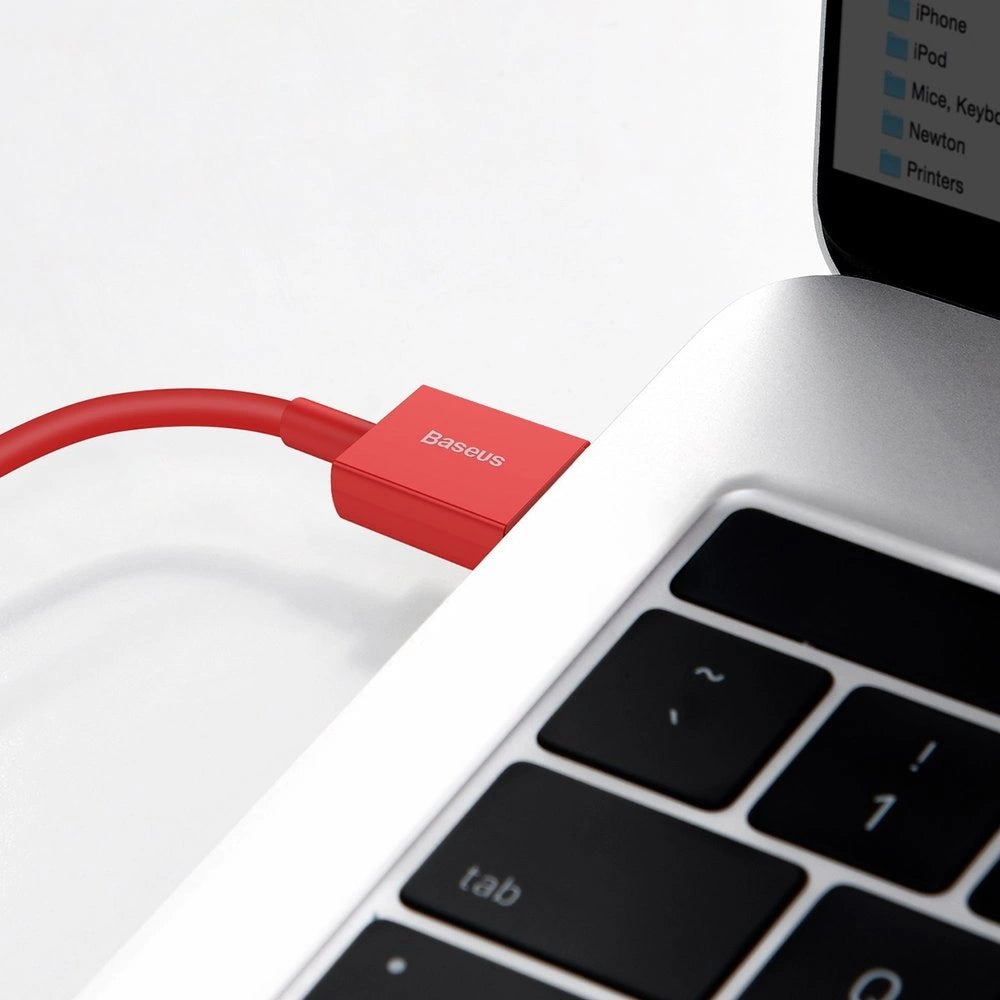 Baseus Superior kabel USB - Lightning 2,4 A 1 m czerwony (CALYS-A09) – zdjęcie 10