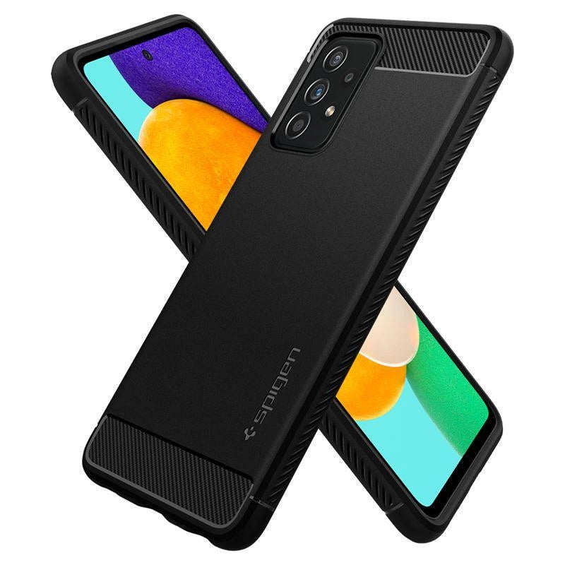 Etui Spigen Rugged Armor na Samsung Galaxy A52 / A52S - czarny mat – zdjęcie 10