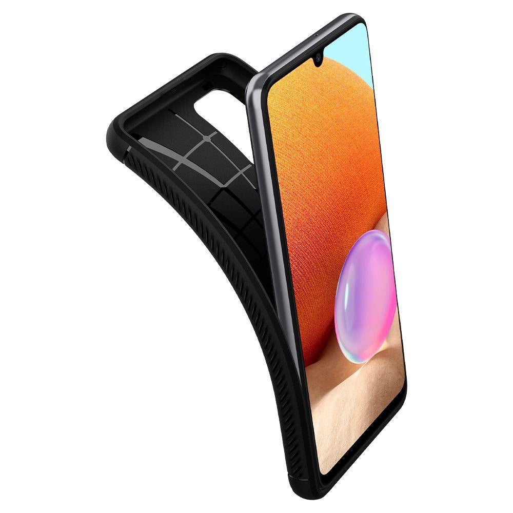 Etui Spigen Rugged Armor na Samsung Galaxy A52 / A52S - czarny mat – zdjęcie 2