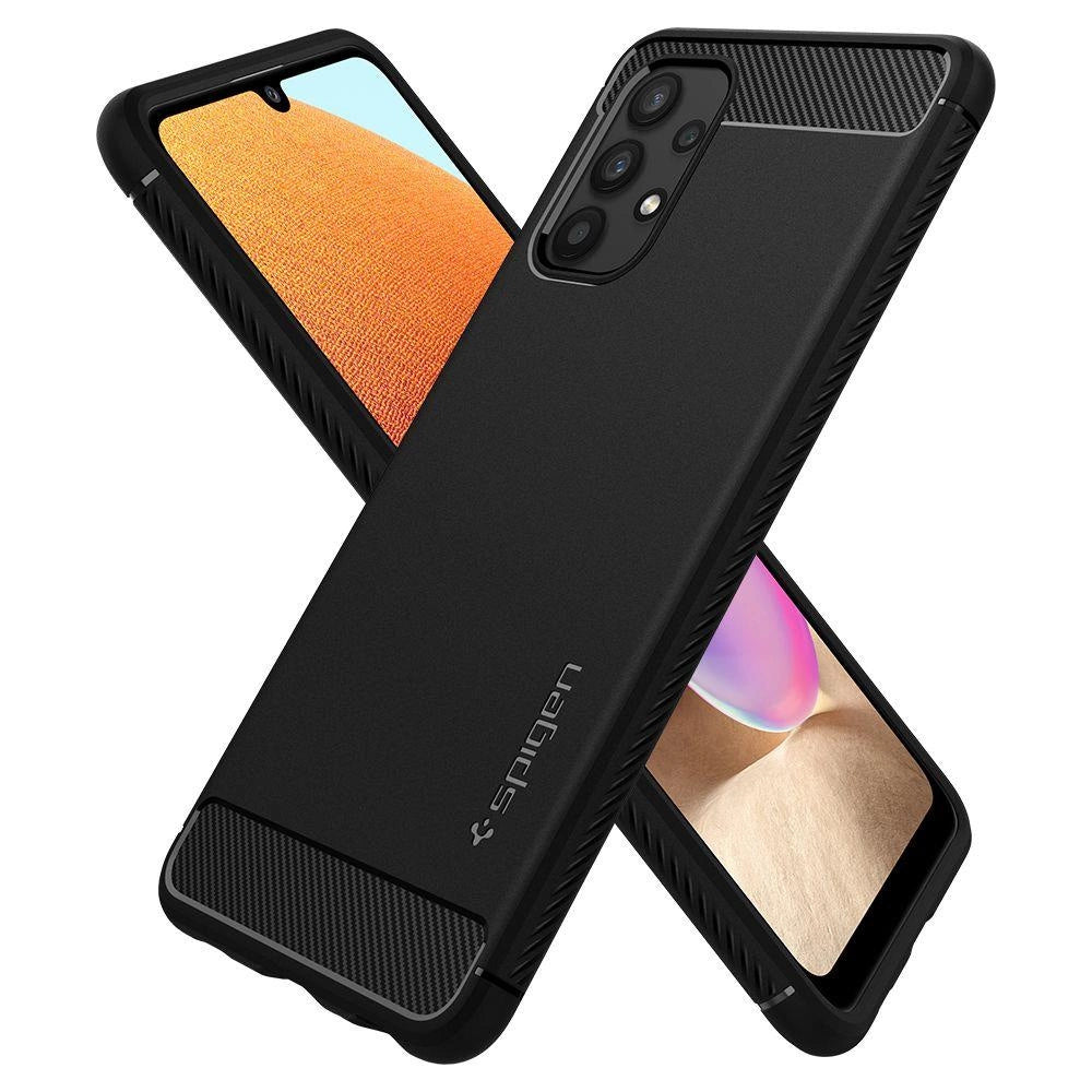 Etui Spigen Rugged Armor na Samsung Galaxy A52 / A52S - czarny mat – zdjęcie 8