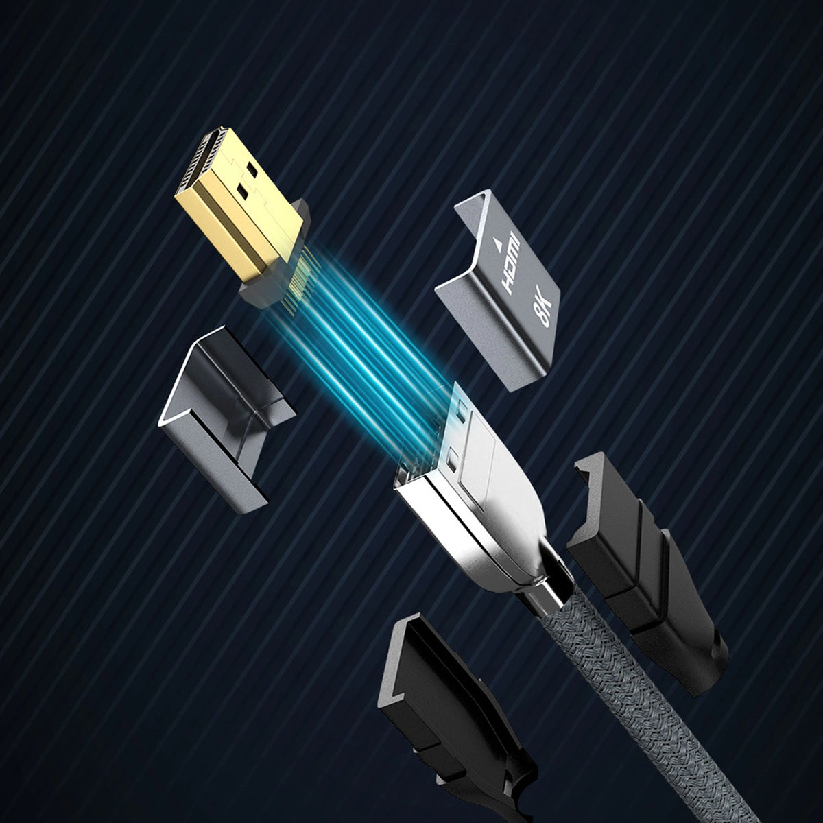 Wozinsky kabel HDMI 2.1 8K 60 Hz 48 Gbps / 4K 120 Hz / 2K 144 Hz 5 m – zdjęcie 14