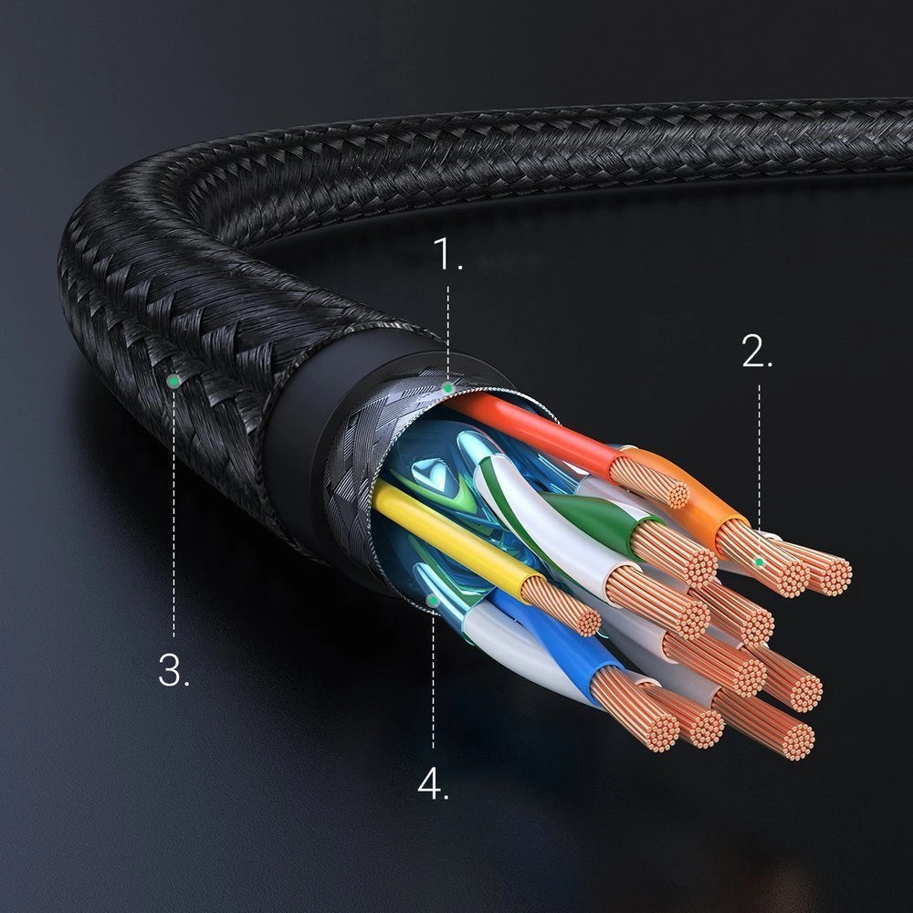 Ugreen HDMI cable 2.0 4K 1m czarny (HD119 30999) – zdjęcie 4