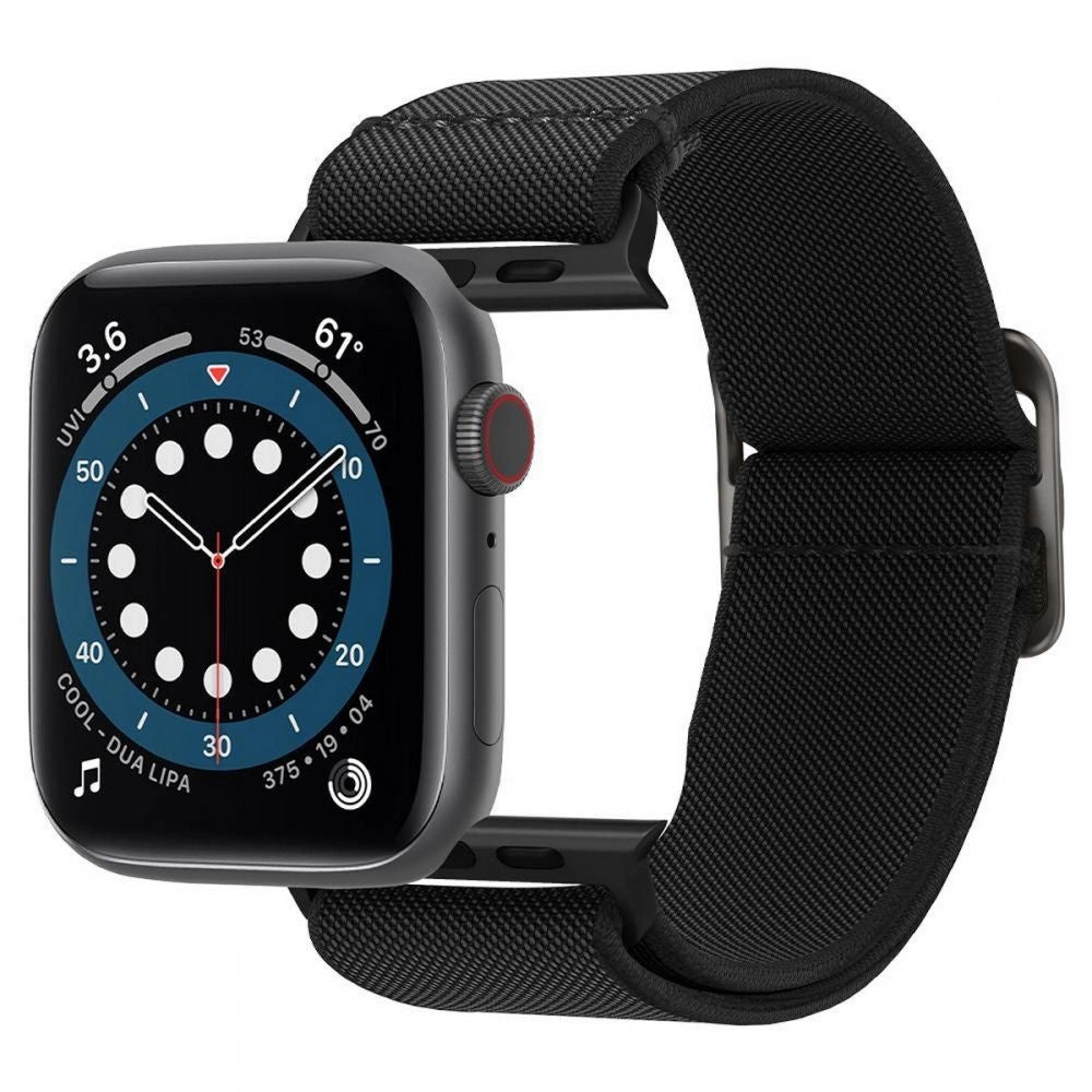 Pasek Spigen Fit Lite na Apple Watch 42 / 44 / 45 / 49 mm - czarny
