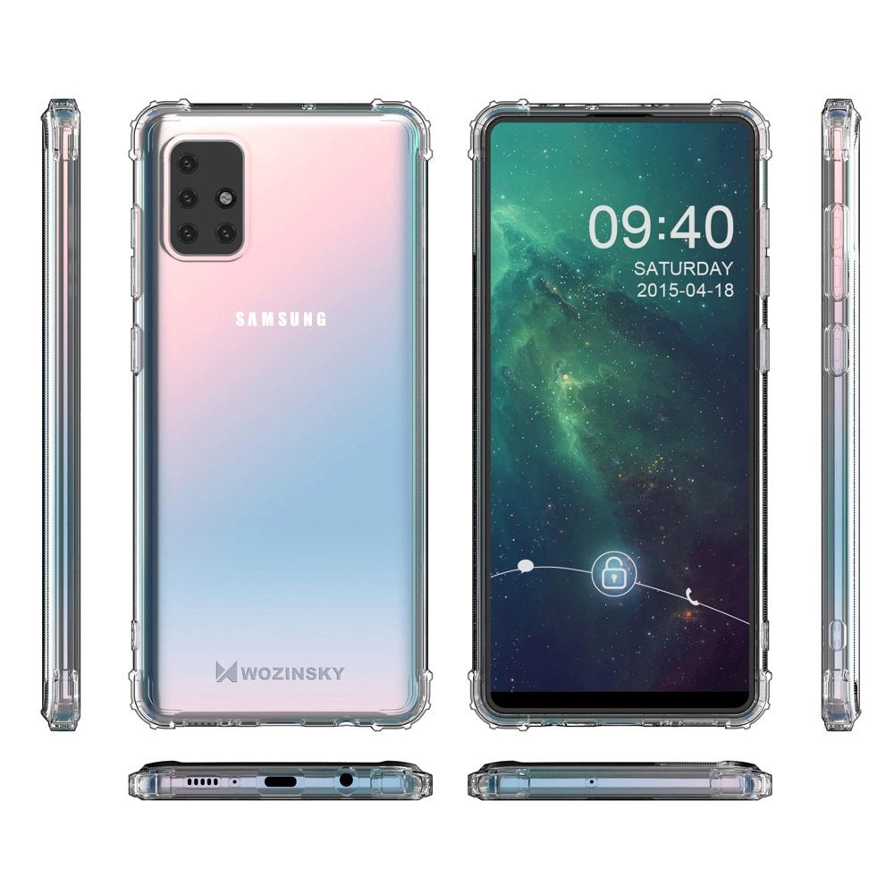 Wozinsky Anti Shock pancerne etui do Samsung Galaxy A72 4G przezroczysty – zdjęcie 9