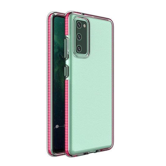 Spring Case pokrowiec żelowe etui z do Samsung Galaxy A02s EU ciemnoróżowy