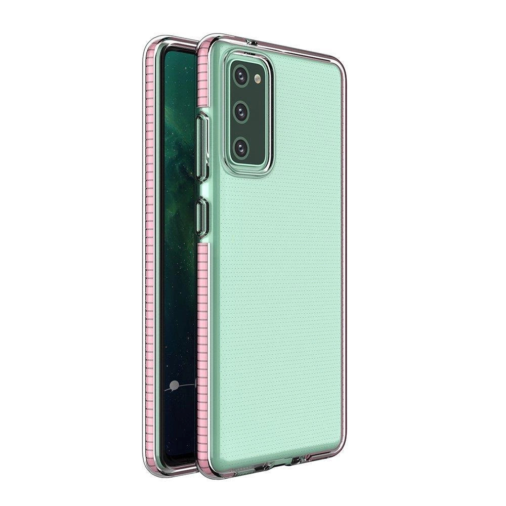 Spring Case pokrowiec żelowe etui z do Samsung Galaxy A02s EU jasnoróżowy