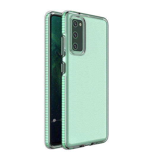 Spring Case pokrowiec żelowe etui z do Samsung Galaxy A72 4G miętowy