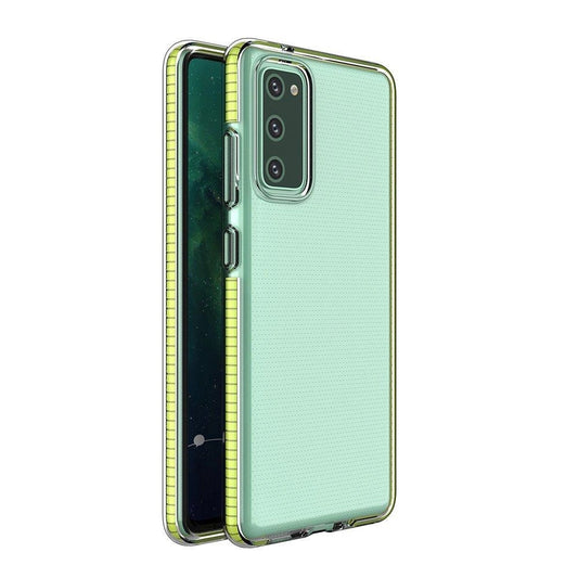 Spring Case pokrowiec żelowe etui z do Samsung Galaxy A72 4G żółty