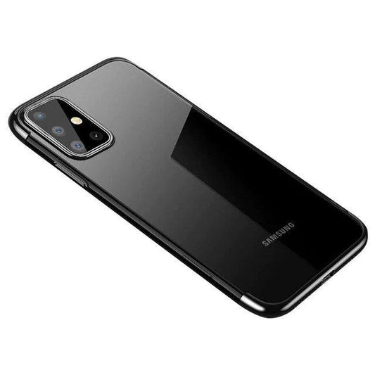 Clear Color case żelowy pokrowiec etui z metaliczną ramką Samsung Galaxy