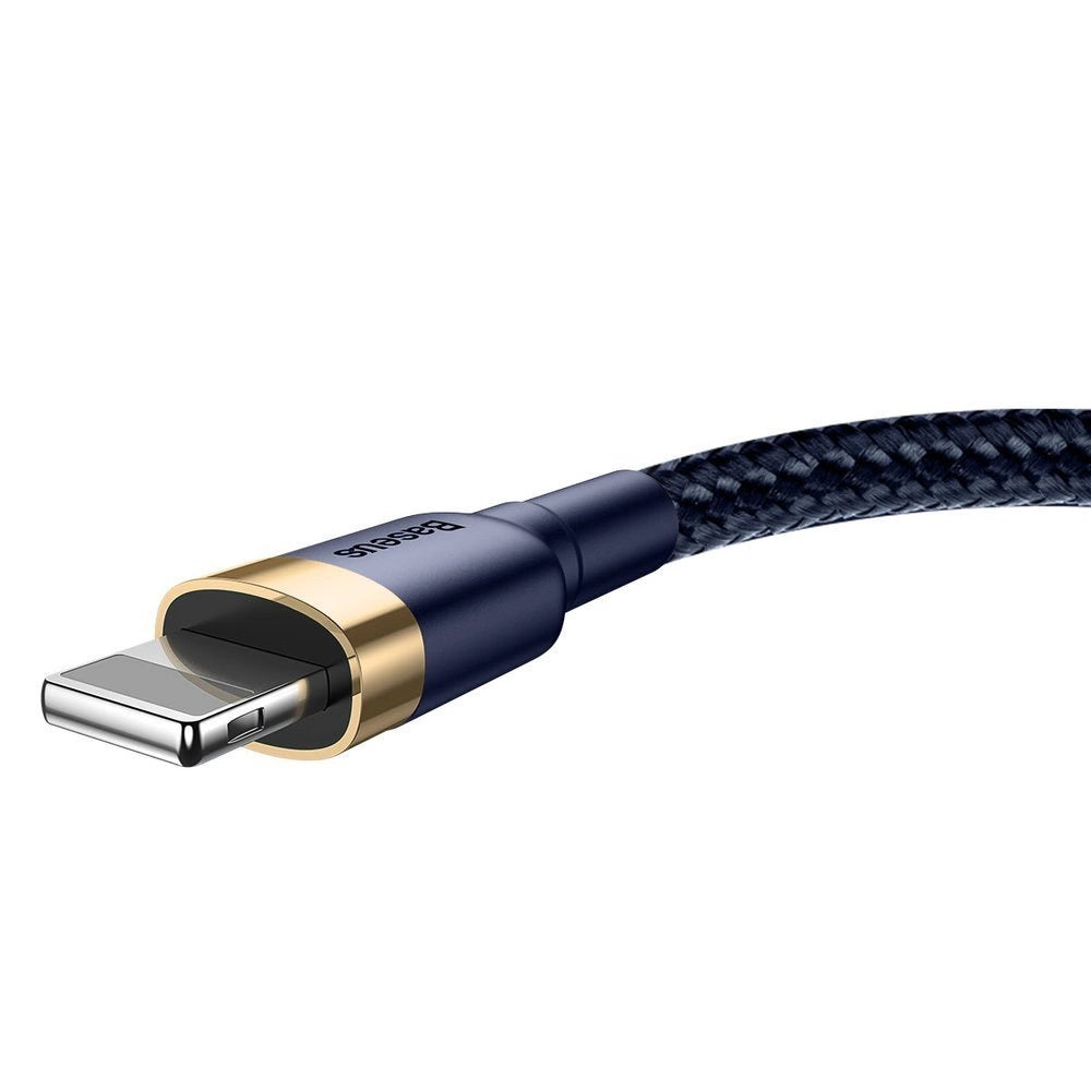 Kabel Baseus Cafule USB-A / Lightning 1.5A QC 3.0 2 m - niebiesko-złoty – zdjęcie 4