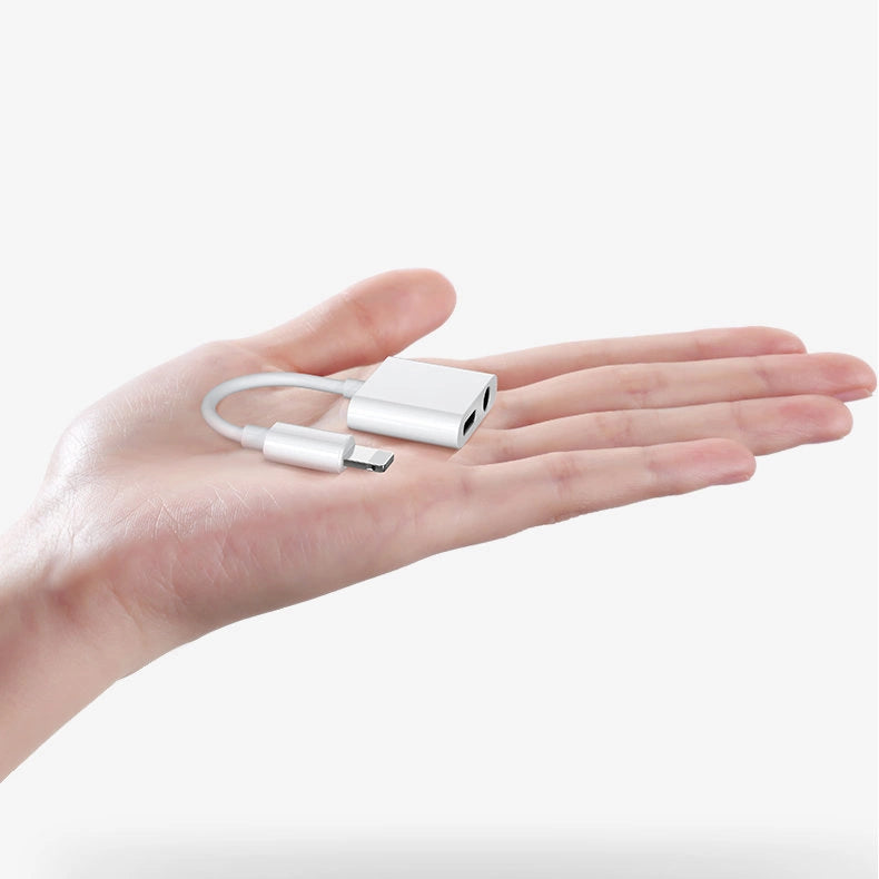 Adapter Joyroom S-Y104 słuchawkowy Lightning - Lightning / mini - biały – zdjęcie 10