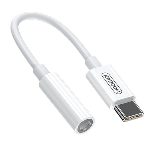 Adapter Joyroom SH-C1 słuchawkowy mini jack 3,5 mm (żeński) - biały
