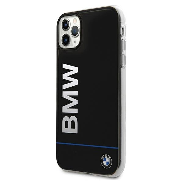 Etui BMW Signature Printed Logo na iPhone 11 Pro Max - czarne – zdjęcie 2