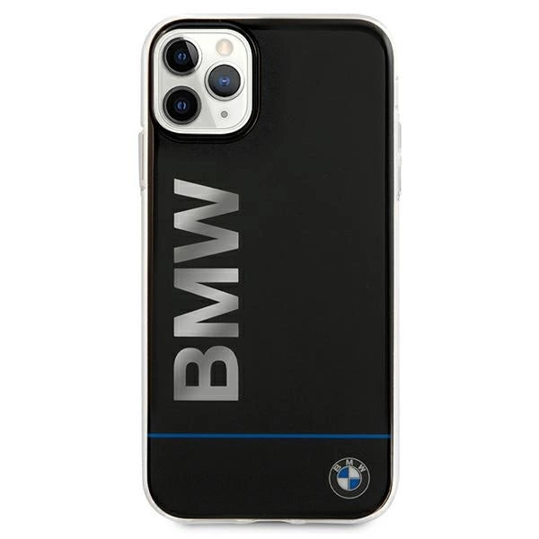 Etui BMW Signature Printed Logo na iPhone 11 Pro Max - czarne – zdjęcie 3