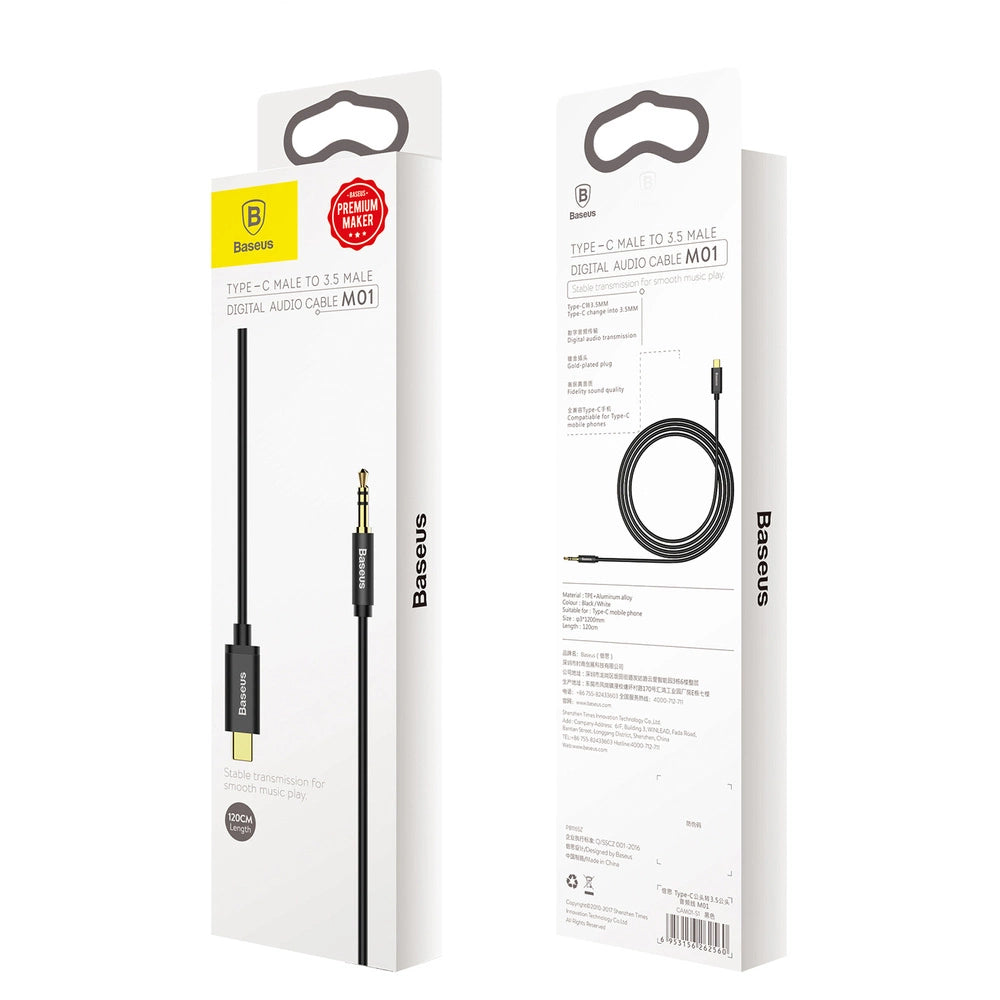 Baseus kabel audio stereo do telefonu tabletu 120cm czarny (CAM01-01) – zdjęcie 15