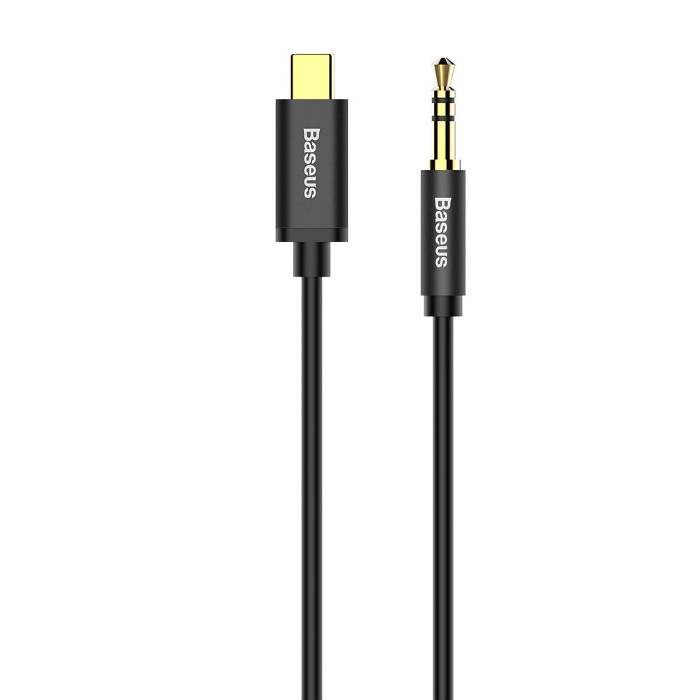 Baseus kabel audio stereo do telefonu tabletu 120cm czarny (CAM01-01) – zdjęcie 2