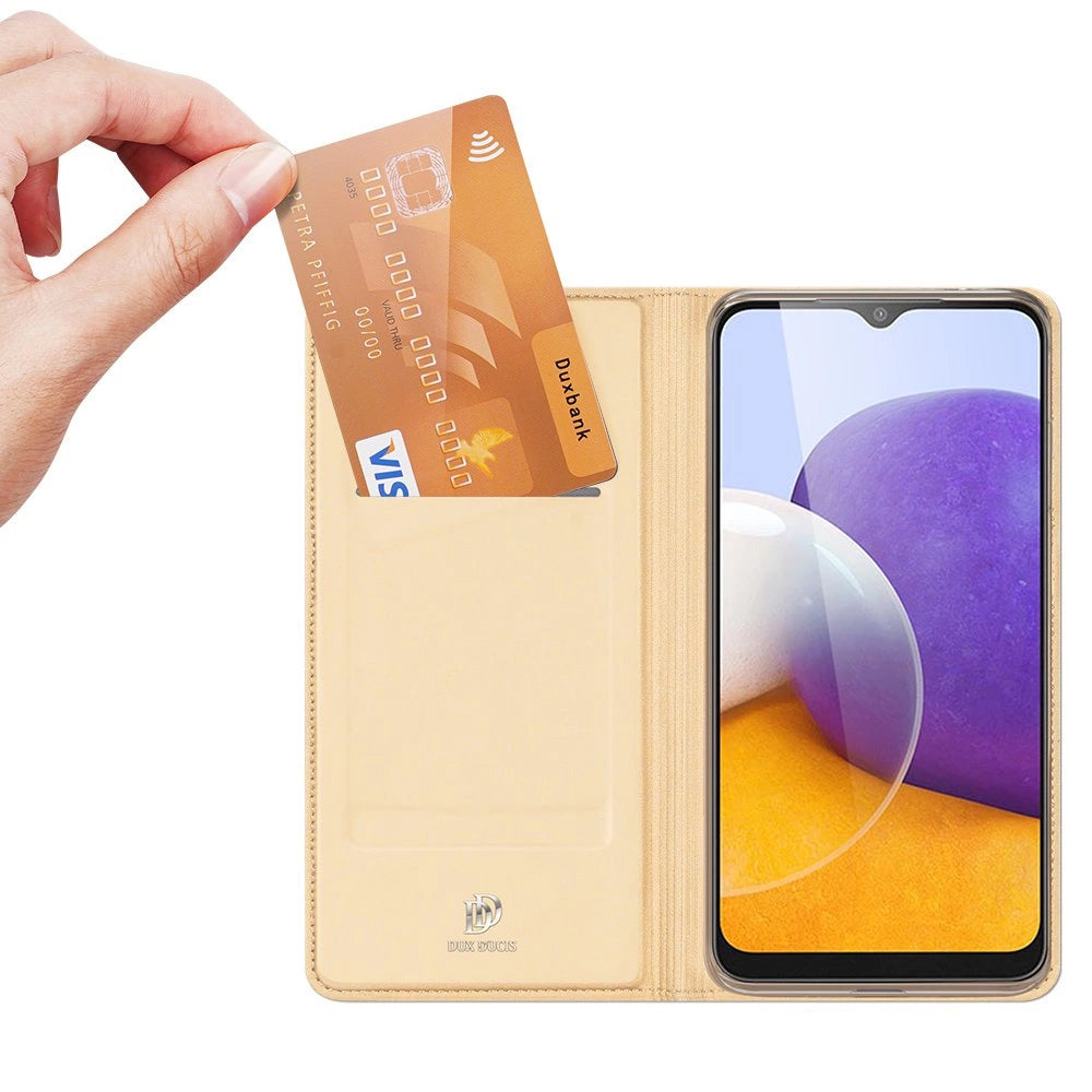 Dux Ducis Skin Pro kabura etui pokrowiec z klapką Samsung Galaxy A22 4G – zdjęcie 2