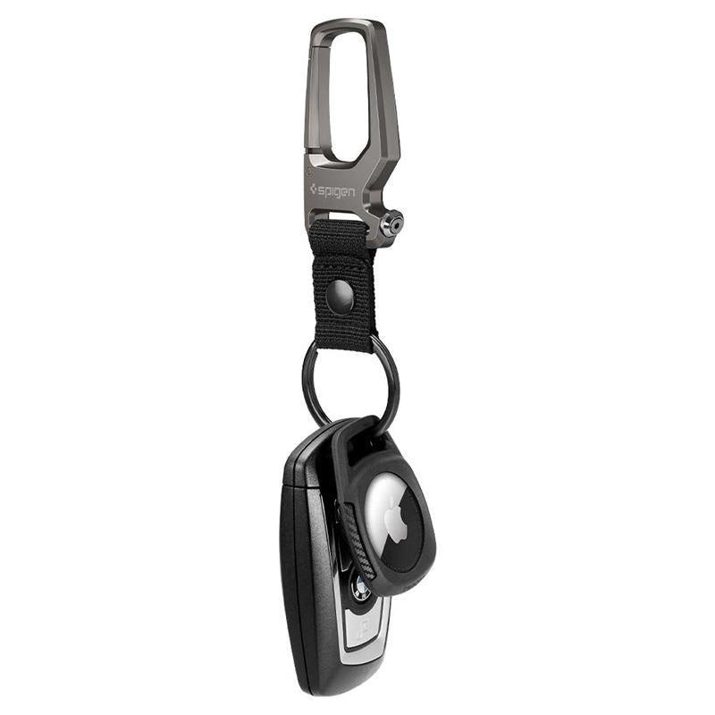 Etui Spigen Rugged Armor na Apple AirTag - czarny mat – zdjęcie 2