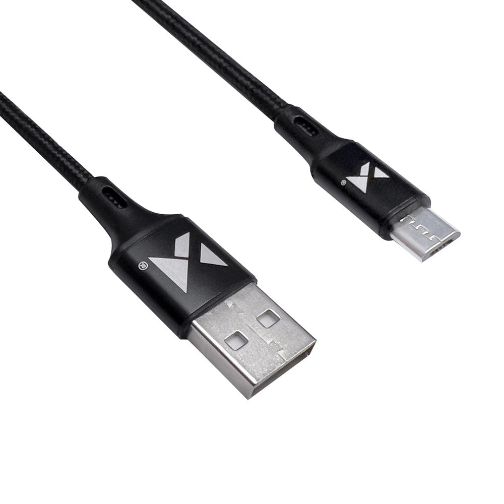 Wozinsky kabel przewód USB - microUSB 2,4A 1m czarny (WUC-M1B) – zdjęcie 3