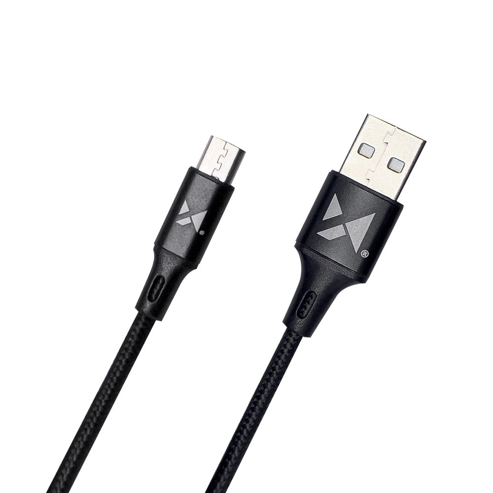 Wozinsky kabel przewód USB - microUSB 2,4A 1m czarny (WUC-M1B) – zdjęcie 2