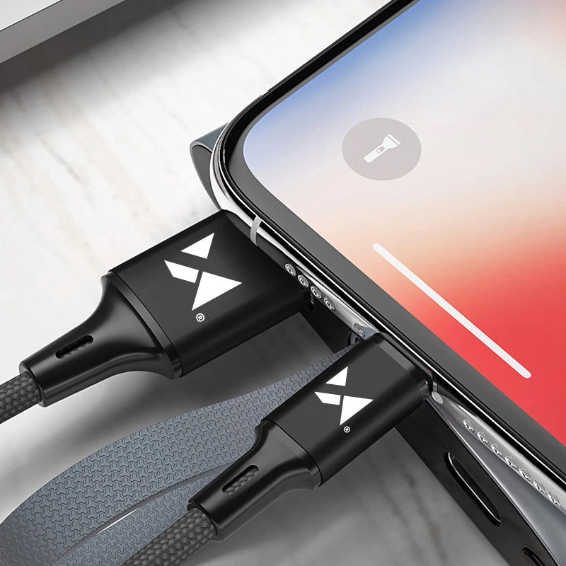 Wozinsky kabel przewód USB - microUSB 2,4A 1m czarny (WUC-M1B) – zdjęcie 7