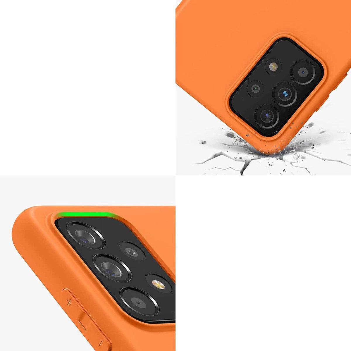 Silicone Case elastyczne silikonowe etui pokrowiec Samsung Galaxy A22 4G – zdjęcie 3