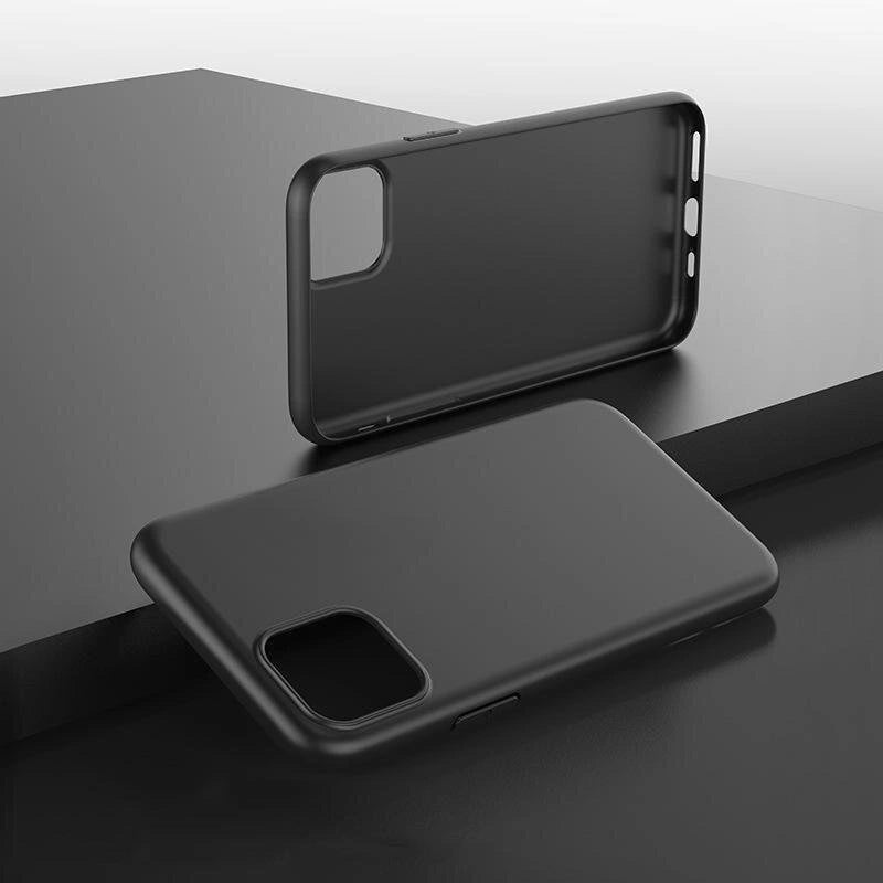 Soft Case żelowe elastyczne etui pokrowiec do Realme C21 czarny – zdjęcie 10