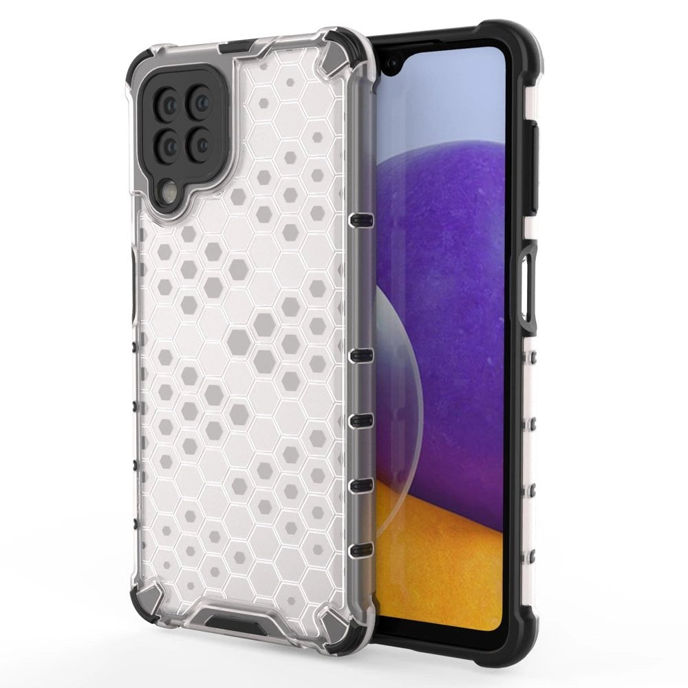 Honeycomb etui pancerny pokrowiec z żelową ramką Samsung Galaxy A22 4G