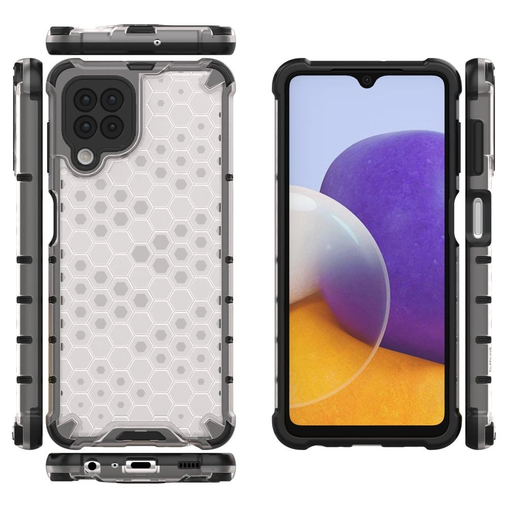 Honeycomb etui pancerny pokrowiec z żelową ramką Samsung Galaxy A22 4G – zdjęcie 2
