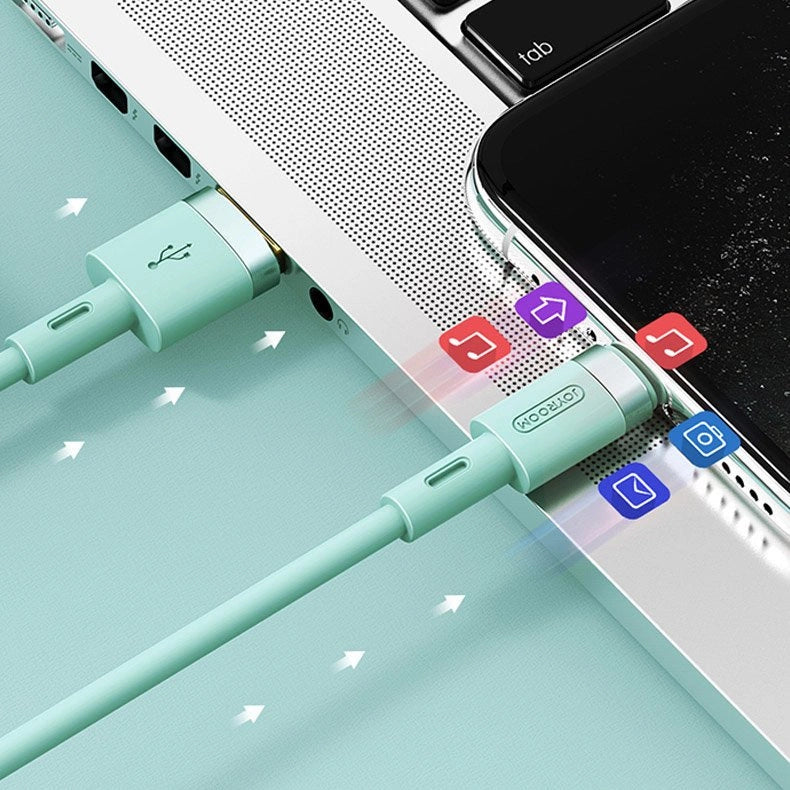 Kabel Joyroom Liquid Silicone Data Cable N2 USB-A / Lightning - czarny – zdjęcie 10