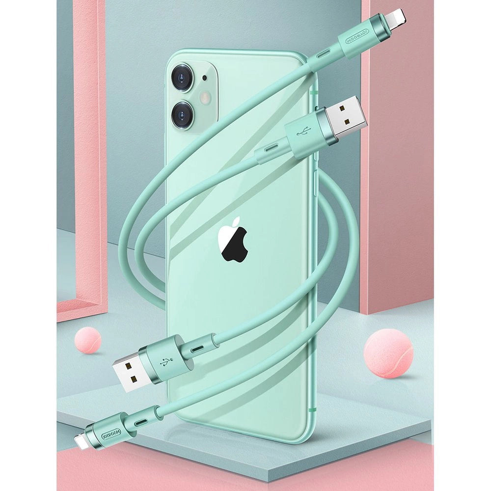 Kabel Joyroom Liquid Silicone Data Cable N2 USB-A / Lightning - czarny – zdjęcie 2