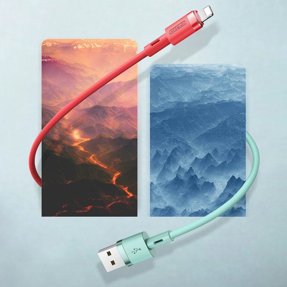 Kabel Joyroom Liquid Silicone Data Cable N2 USB-A / Lightning - czarny – zdjęcie 5