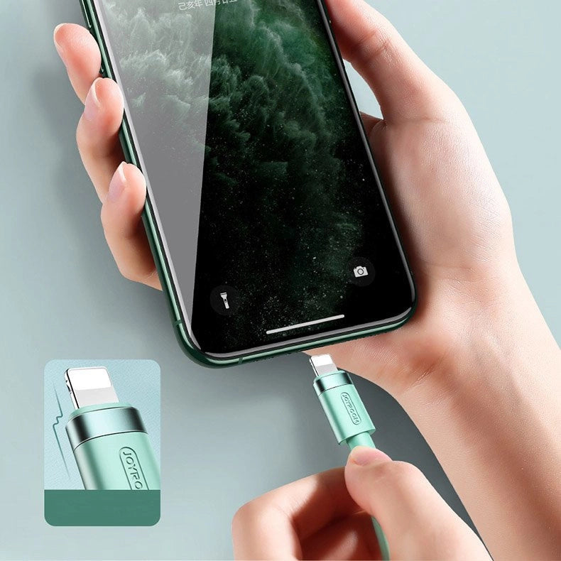 Kabel Joyroom Liquid Silicone Data Cable N2 USB-A / Lightning - czarny – zdjęcie 6