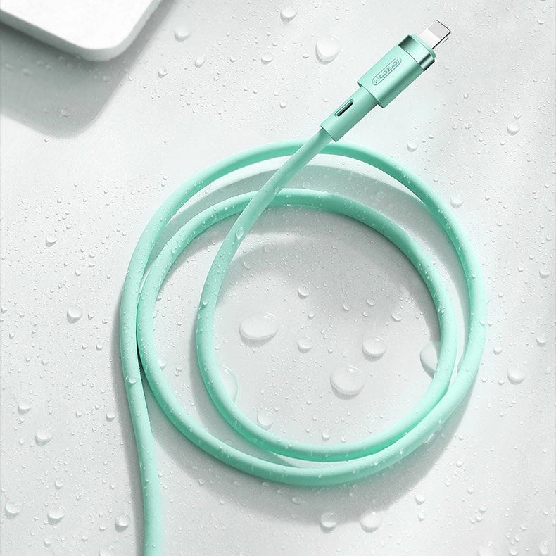 Kabel Joyroom Liquid Silicone Data Cable N2 USB-A / Lightning - czarny – zdjęcie 9