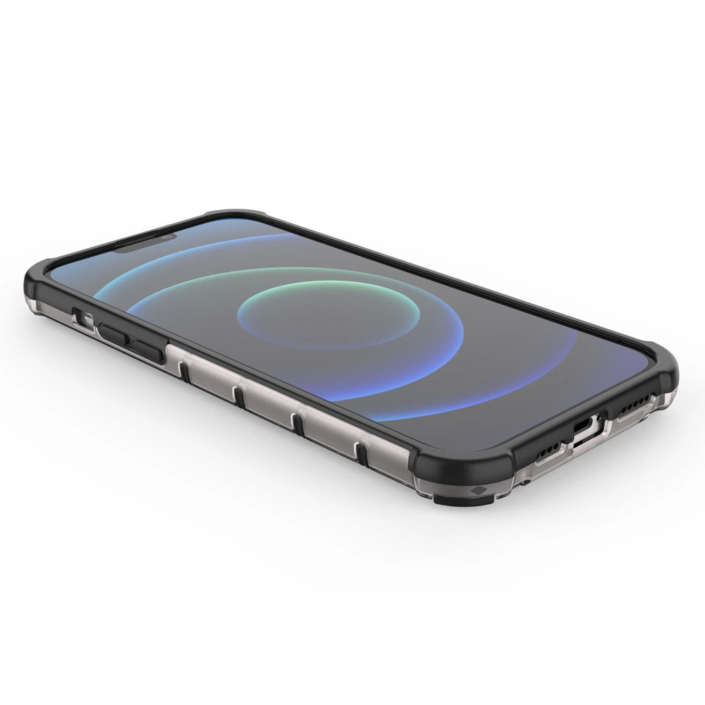Honeycomb etui pancerny pokrowiec z żelową ramką iPhone 13 Pro Max – zdjęcie 12