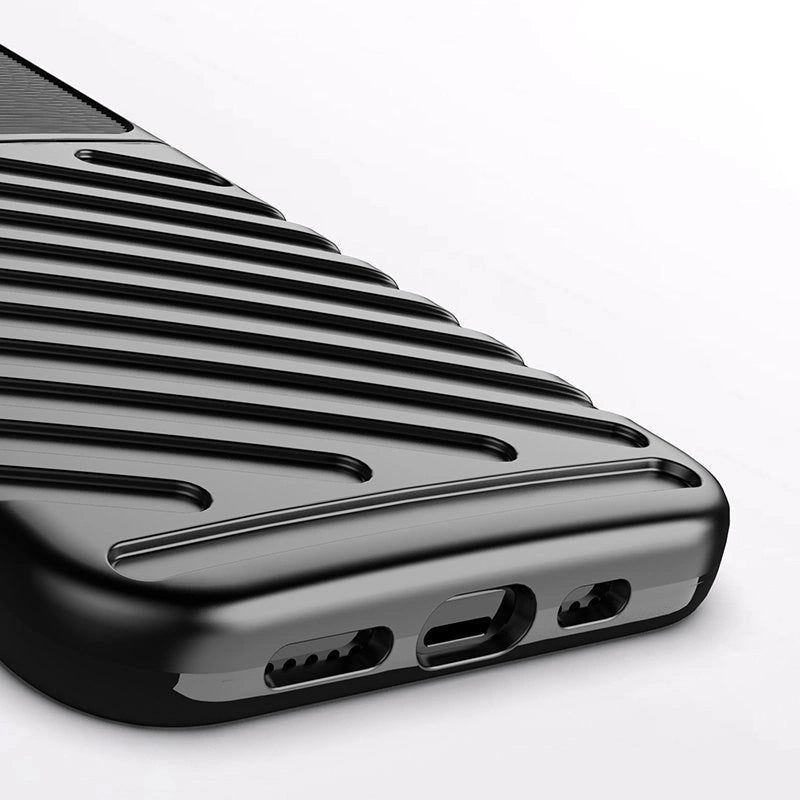 Thunder Case elastyczne pancerne etui pokrowiec iPhone 13 Pro zielony – zdjęcie 13