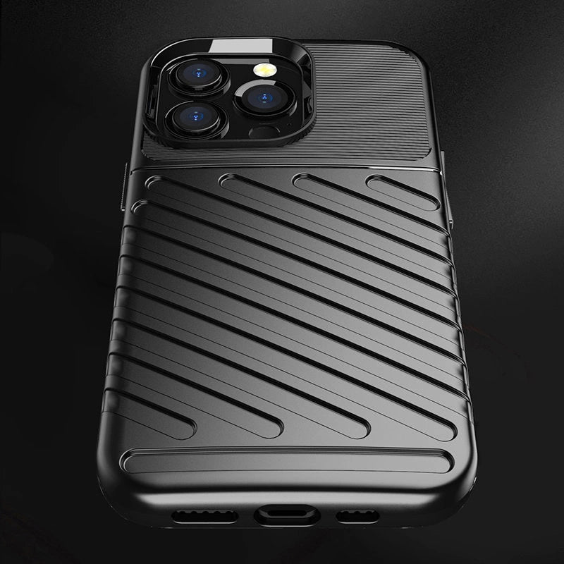Thunder Case elastyczne pancerne etui pokrowiec iPhone 13 Pro zielony – zdjęcie 8