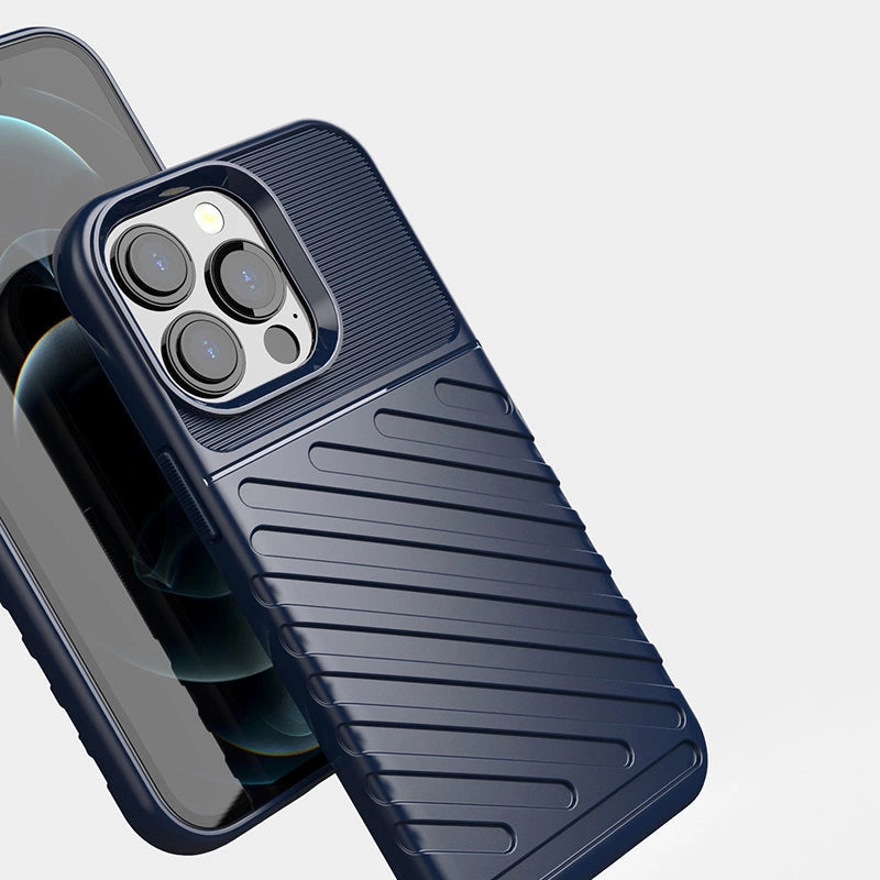 Thunder Case elastyczne pancerne etui pokrowiec iPhone 13 Pro zielony – zdjęcie 9