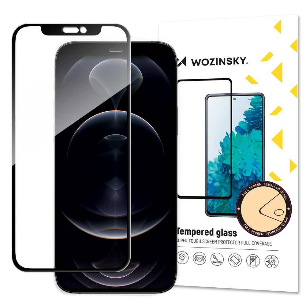 Wozinsky wytrzymałe szkło na cały ekran z ramką Case Friendly iPhone 17e