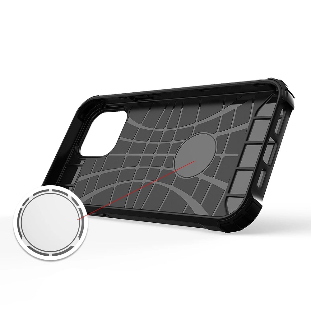 Hybrid Armor pancerne hybrydowe etui pokrowiec iPhone 13 mini złoty – zdjęcie 4