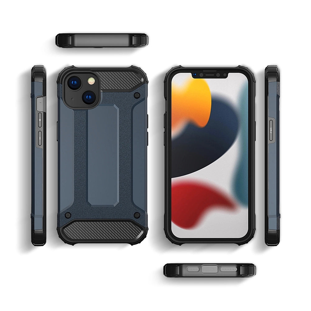 Hybrid Armor pancerne hybrydowe etui pokrowiec iPhone 13 mini złoty – zdjęcie 5