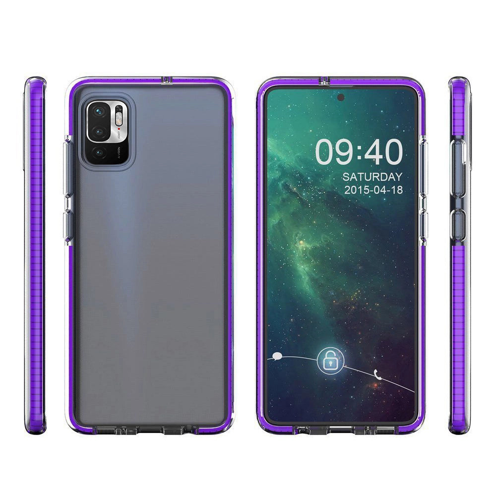 Spring Case pokrowiec do Xiaomi Redmi Note 10 5G / Poco M3 Pro czarny – zdjęcie 2