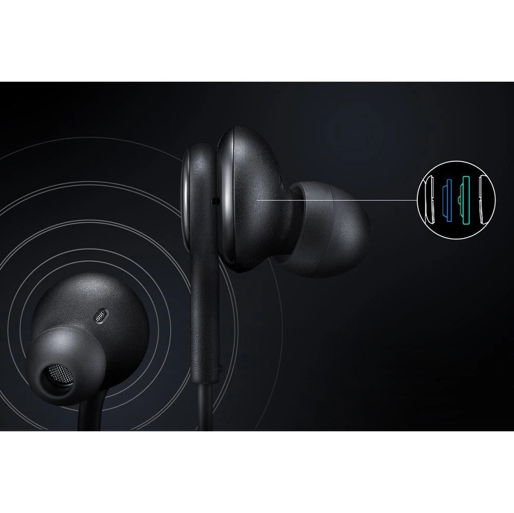 Słuchawki przewodowe Samsung EO-IA500BBEGWW mini jack 3.5mm - czarne – zdjęcie 8