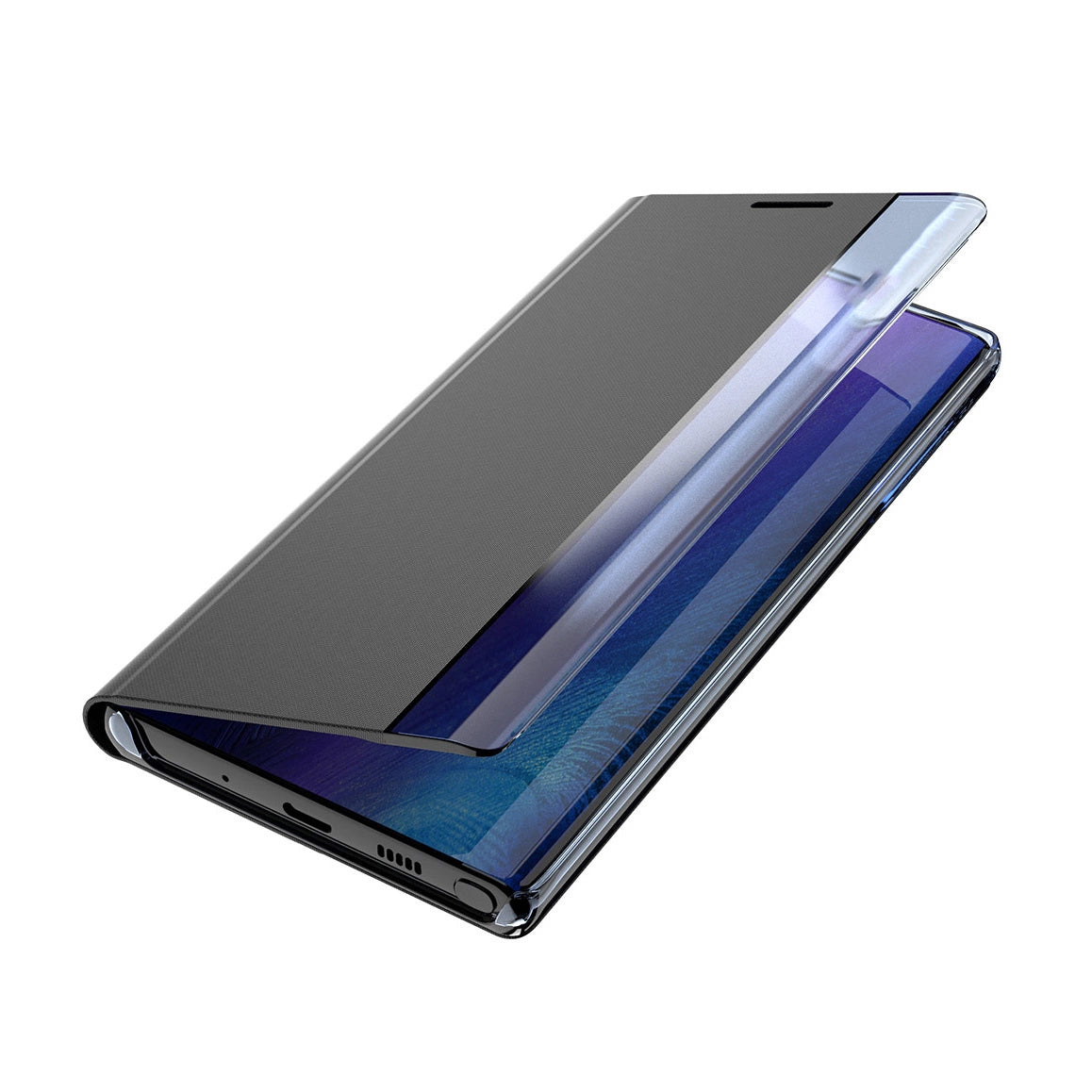 Sleep Case pokrowiec etui z klapką typu Smart Cover iPhone 13 Pro czarny – zdjęcie 5