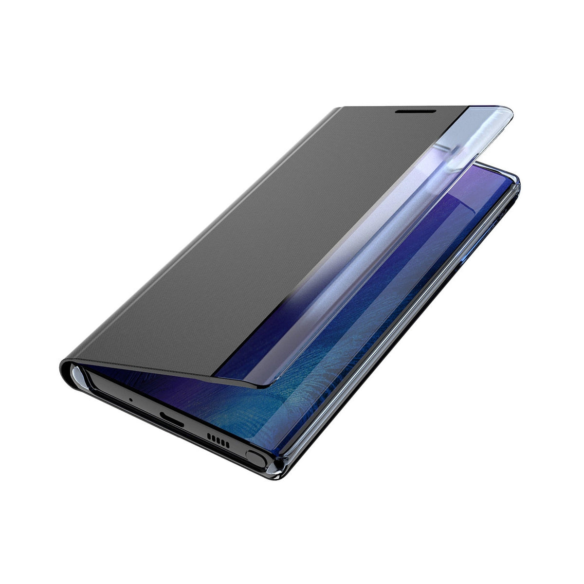 Sleep Case pokrowiec etui z klapką typu Smart Cover iPhone 13 mini czarny – zdjęcie 5