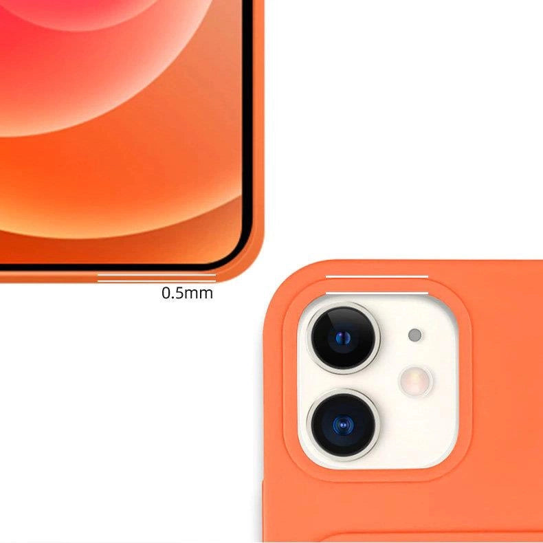 Card Case silikonowe do Xiaomi Redmi 10X 4G / Xiaomi Redmi Note 9 bordowy – zdjęcie 6